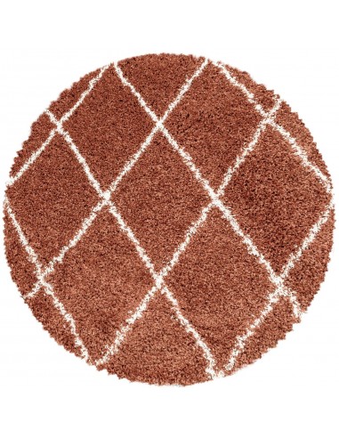 Tapis Rond de style berbère - Terra et Ivoire de pas cher