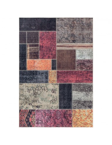 Tapis Patchwork multicolore lavable en machine france