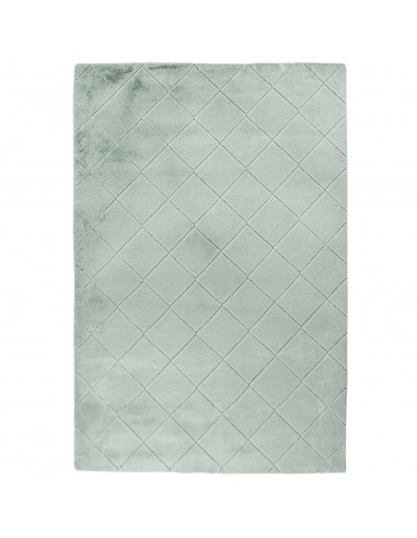 Tapis Super Doux à motif losanges en Relief - Vert Jade pas cher chine