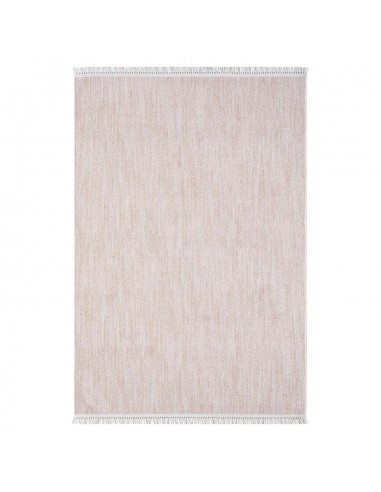 Tapis Nova laineux à franges - Rose en ligne