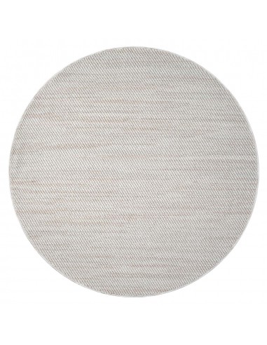 Tapis Rond Sisal Bouclé à relief UNI - Crème destockage