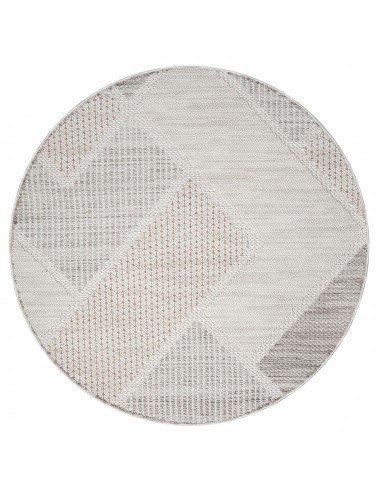 Tapis Rond Sisal Bouclé à relief VIKY - Beige et Terra Découvrez la collection