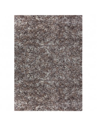 Tapis à poils longs 30mm - Beige et Crème en linge