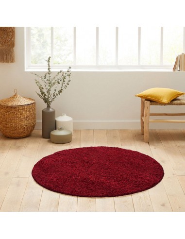 Tapis Shaggy Uni Rond acheter